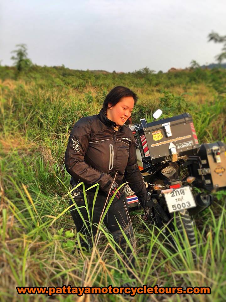 Adventure Motorcycle Girl Thailand